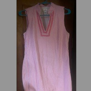 Vineyard Vines Seersucker Tunic Dress Size 10